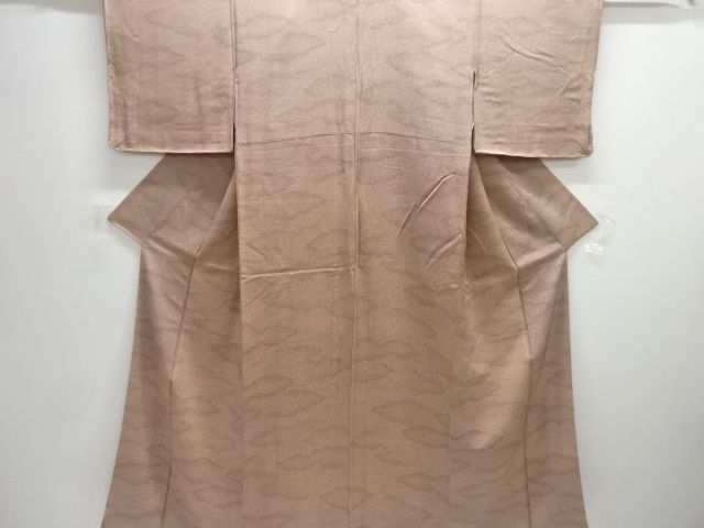 雲模様小紋着物